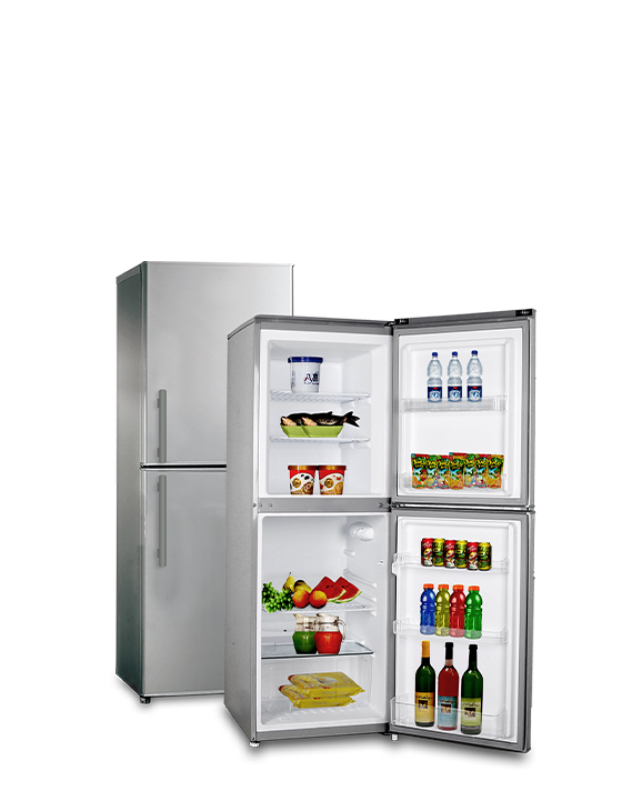 7.0 cu.ft. Two-door Refrigerator | mechanical temperature control |defrost top freezer double door|super-large freezing chamber|hidden top hingle design|adjustable front feet |4.7ft.||ET2R-197L