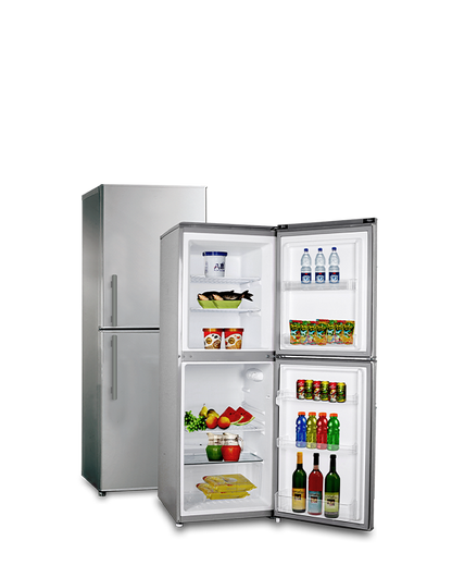 7.0 cu.ft. Two-door Refrigerator | mechanical temperature control |defrost top freezer double door|super-large freezing chamber|hidden top hingle design|adjustable front feet |4.7ft.||ET2R-197L