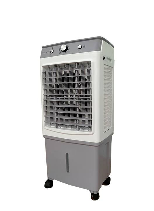 Air Cooler 40L|5000 cu.m3/h Wind Volume|40L Water Capacity Tank|Glass Top with Ice Pack Chamber for Fast Cooling|Wide Angle Air Supply|ETAC500M