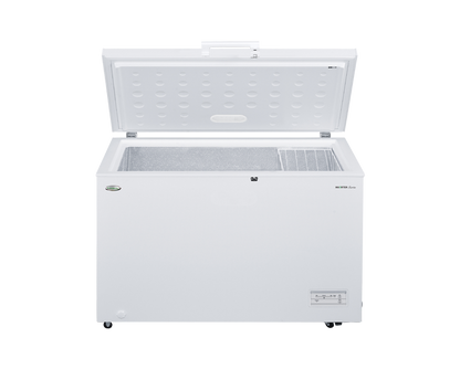 11.2 cu.ft. Chest Freezer Inverter|electronic temperature control|solid top door|inner white cabinet|clean back design| |handle with key lock|2.7ft| 38kg|ETCF112IV/H